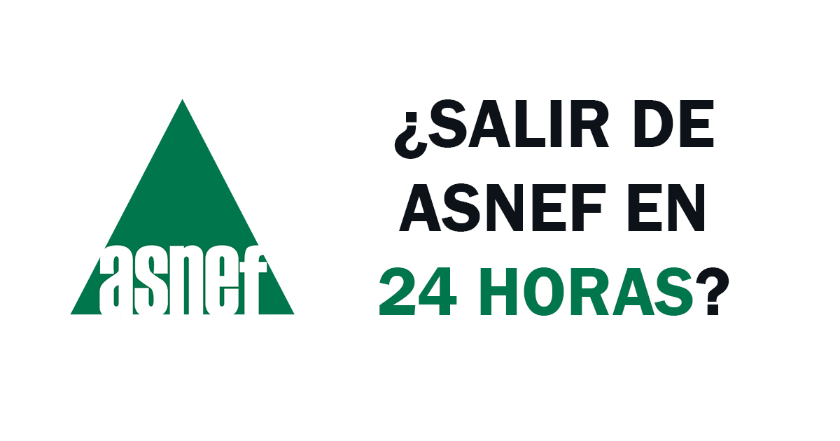 ¿Se puede salir de ASNEF en 24 horas?